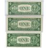 Image 2 : Lot of 3 (1935) american $1 bills