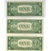 Image 2 : Lot of 3 (1935) american $1 bills