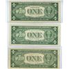 Image 2 : Lot of 3 (1935) american $1 bills