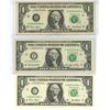 Image 1 : Lot of 3 (2x2001, 2006) american $1 bills