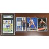 Image 1 : Assorted sports card lot. Tennis Federer, Rodriquez Basketball Barret, Wrestling