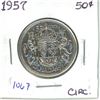 Image 1 : 1957 Canadian Silver 50 cent