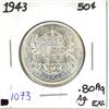 Image 1 : 1943 Canadian silver 50 cent coin