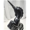 Image 4 : Black unicorn figurine - 14"H