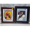 Image 1 : 2 Framed enlarged rookie cards - Wayne Gretzky & Ken Dryden