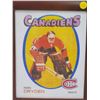 Image 3 : 2 Framed enlarged rookie cards - Wayne Gretzky & Ken Dryden