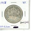 Image 1 : 1958 canadian silver coin