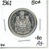 Image 1 : 1961 canadian 50 cent coin