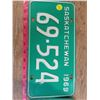 Image 2 : 1 1969 Sask License Plate