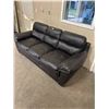 Image 1 : Faux leather, 3 seater sofa - nice conditon - 90" wide