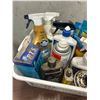 Image 4 : Large lot of cleaners, waxes, and 16 pair of XL rubber gloves