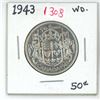 Image 1 : 1943 canadian silver half-dollar-WD