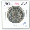 Image 1 : 1956 canadian silver half-dollar