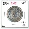 Image 1 : 1957 canadian silver half-dollar (KW-.80 silver)