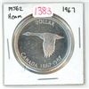 Image 1 : 1867-1967 canadian silver dollar (MS-62)