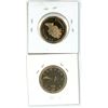 Image 2 : Lot of 2 (1997 proof and 1998'W' UNC. MS-67) canadian loonies