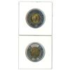 Image 2 : Lot of 2 (2017 glow in the dark and 2017 northern lights) canadian toonies
