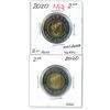 Image 1 : Lot of ( 2020 bill reid UNC) (colored/non-colored) canadian toonies
