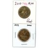 Image 1 : Lot of 2 ( 2010 proof and 2011 park) canadian loonies