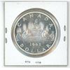 Image 2 : 1963 canadian silver UNC. Dollar