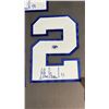 Image 2 : LOT OF 8 AUTOGRAPHED ELTON BRAND JERSEY NUMBERS