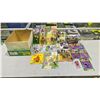 Image 1 : LOT OF ASSORTED COLLECTIBLES INCLUDING; TY BEANIE BABY'S, BEETLEJUICE ADAM MAITLAND FIGURE, THE GET