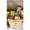 Image 2 : BOX OF ASSORTED GAMES INCLUDING; HEARTS, SCRABBLE, FLINCH & MORE