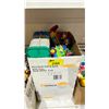 Image 2 : BOX OF ASSORTED TOYS INCLUDING; LUCHADOR FIGHTING GAME, REDBOX CASTLE, SESAME STREET CAR & MORE\