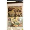 Image 2 : FRAMED SUNDAY MIRROR 1941 SUPERMAN NEWSPAPER COMIC STRIP 17" X 22"