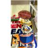 Image 4 : CRATE OF ASSORTED SPORTS COLLECTIBLES INCLUDING; AUTOGRAPHED FOOTBALL, VINTAGE HATS, MONTREAL