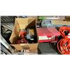 Image 2 : SHELF OF ASSORTED ITEMS INCLUDING; WORKMATE SHOPBOX, RATCHET SET, MOTOMASTER ELIMINATOR BATTERY