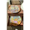 Image 4 : SHELF OF ASSORTED ITEMS INCLUDING; DINNERWARE, COLLECTIBLE PLATES WITH COA'S, MINI FURNITURE & MORE