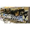 Image 1 : SHELF OF ASSORTED SHOES & ICE SKATES