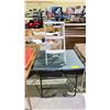 Image 3 : 5 ASSORTED FOLDING TABLES & FOLDING STEP STOOL