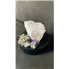 Image 2 : CLEAR QUARTZ WITH BISMUTH BEAR ART RETAIL $1500