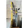 Image 2 : LOT OF ASSORTED TOOLS INCLUDING; CLAMPS, SQUARE, LEVEL & MORE