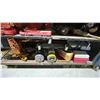 Image 1 : SHELF OF ASSORTED ITEMS INCLUDING; MOTORS, COOLERS, WORK LIGHTS & MORE