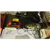 Image 1 : LOT OF ASSORTED TOOLS INCLUDING; BLACK & DECKER JIGSAW, JOBMATE RECIPROCATING SAW & IMPACT WRENCH