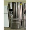 Image 1 : SAMSUNG SATINLESS SLEET 33" FRENCH DOOR FRIDGE WITH DOUBLE PULL OUT FREEZER