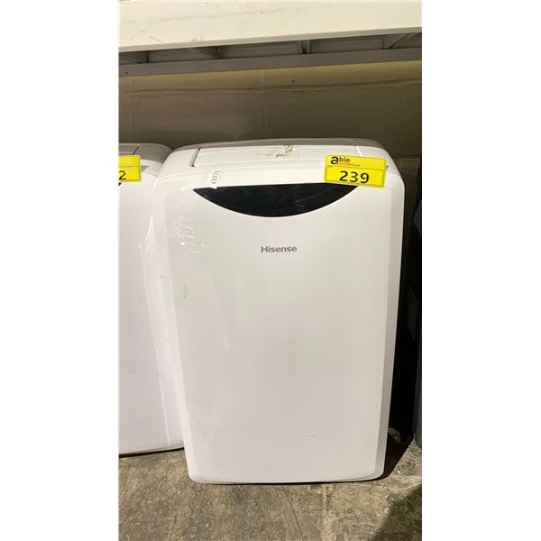 HISENSE 10000 BTU PORTABLE AIR CONDITIONER (NO HOSE, NO REMOTE)