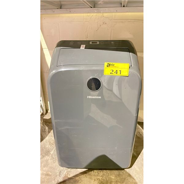 HISENSE 10000 BTU PORTABLE AIR CONDITIONER (NO HOSE, NO REMOTE)