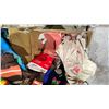 Image 2 : PALLET OF ASSORTED JACKETS, SWEAT PANTS, TOYS, AND MORE
