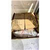 Image 2 : SHELF LOT OF ASSORTED ITEMS INCLUDING; PICNIC BASKET, KITCHEN SCISSORS, CUPS AND MORE