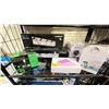 Image 1 : SHELF LOT OF SOLAR OUTDOOR LIGHTING, ARTIKA BUBBLE CUBE LIGHTS AND MORE