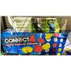 Image 2 : SHELF LOT OF SWINGING HAMMOCK CHAIR, CONNECT 4, BLUEY TOY AND MORE *MAY BE MISSING PIECES/