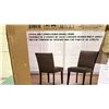 Image 2 : 2- PACK GREY UPHOLSTERED DINING CHAIR *MAY BE MISSING PIECES*