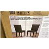 Image 2 : 2- PACK GREY UPHOLSTERED DINING CHAIR *MAY BE MISSING PIECES*