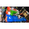 Image 2 : SHELF LOT OF X SHOT WATER GUNS, BADMINTON SET AND MORE *UNKNOWN WORKING CONDITION/ MAY