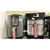 Image 2 : SHELF LOT OF ASSORTED ITEMS INCLUDING; NINJA AIR FRYER, GOURMIA AIR FRYER, SHARPER IMAGE POWER