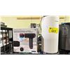 Image 3 : SHELF LOT OF ASSORTED ITEMS INCLUDING; NINJA AIR FRYER, GOURMIA AIR FRYER, SHARPER IMAGE POWER